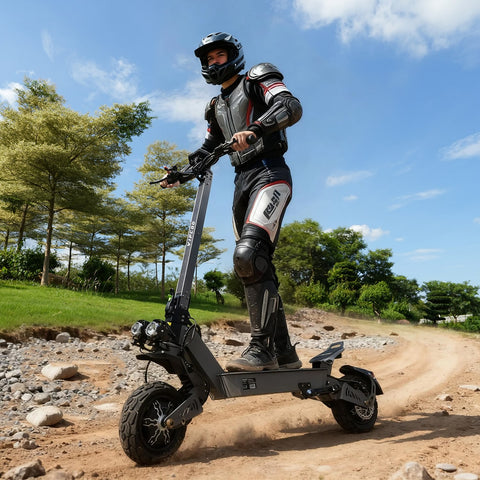 VIPCOO VS9 Dual Motor Electric Scooter – 3600W Off-Road, 60V 26Ah, 40 mph