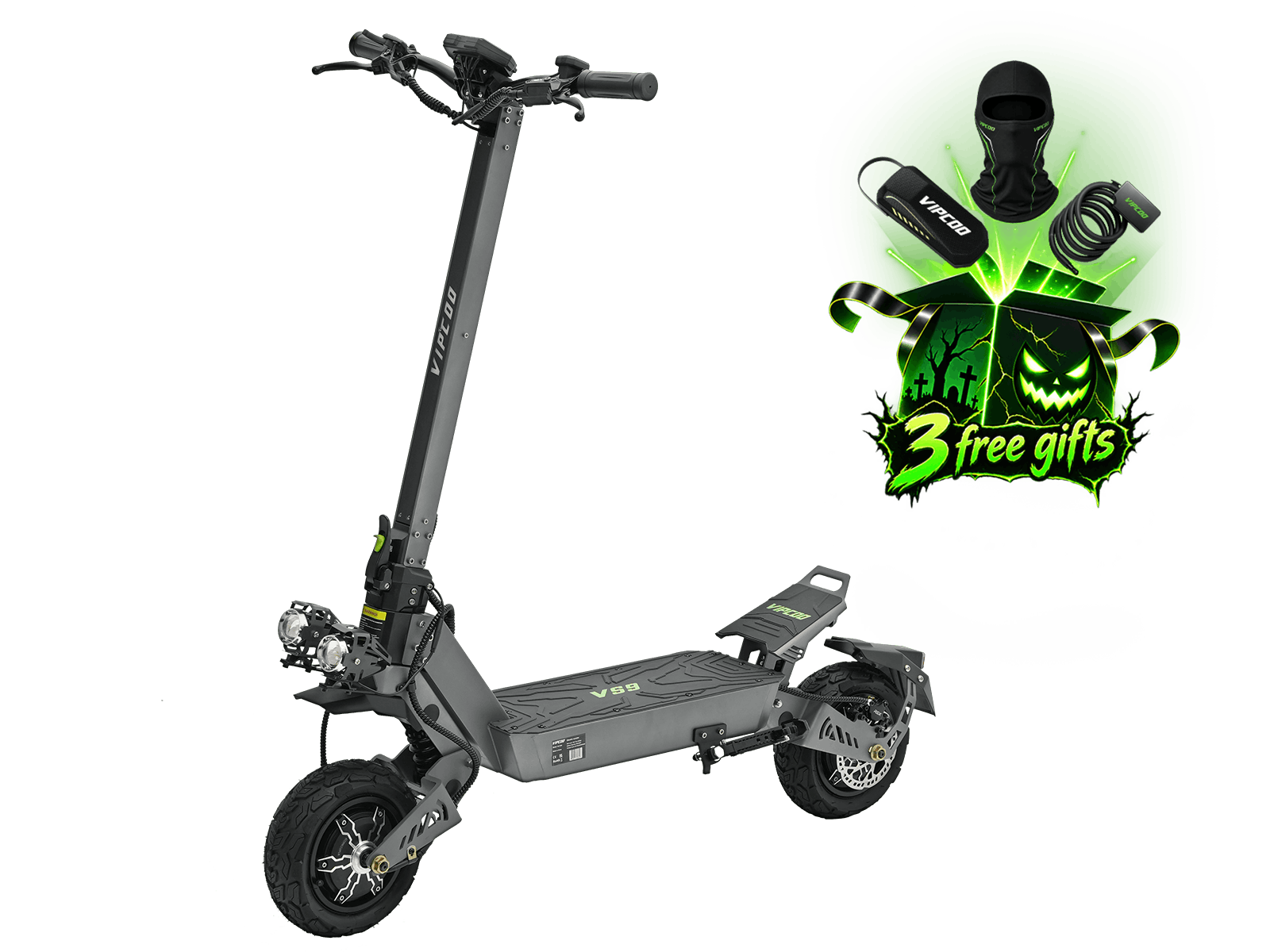 Complete VIPCOO VS9 electric scooter