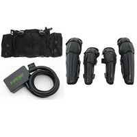Fingerprint lock + protective gear + storage bag set