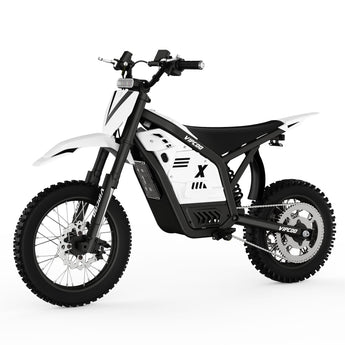 VIPCOO H2 Electric Dirt Bike for Teens – 3500W Power, 48V 23Ah Removable Battery, Hydraulic Suspension Off-Road E-Bike