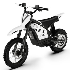 VIPCOO H2 Electric Dirt Bike for Teens – 3500W Power, 48V 23Ah Removable Battery, Hydraulic Suspension Off-Road E-Bike