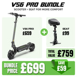 VIPCOO VS6 Pro scooter with seat bundle offer 