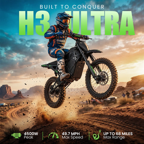 VIPCOO H3 Ultra Electric Dirt Bike